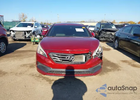 2015 Hyundai Sonata Sport z USA, uszkodzony, nr VIN 5NPE34AF4FH094340